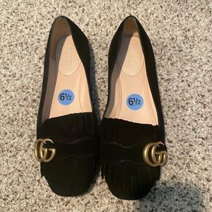 Like New Gucci GG suede loafer ❤️